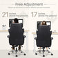 Executive High Back Office Chair with Adjustable Padded Armrest