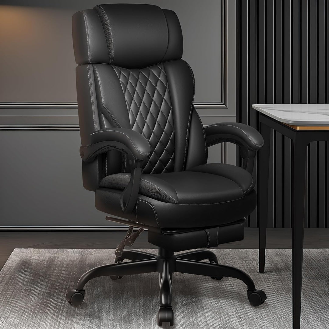 Reclining Ergonomic Computer Desk Chair with Lumbar Support | Ergosky ...