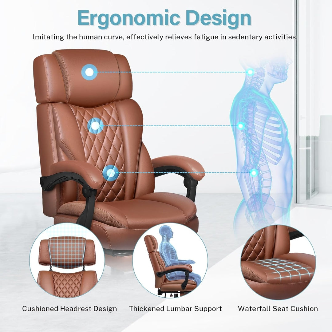 Ergonomic Computer Desk Chair with Lumbar Support