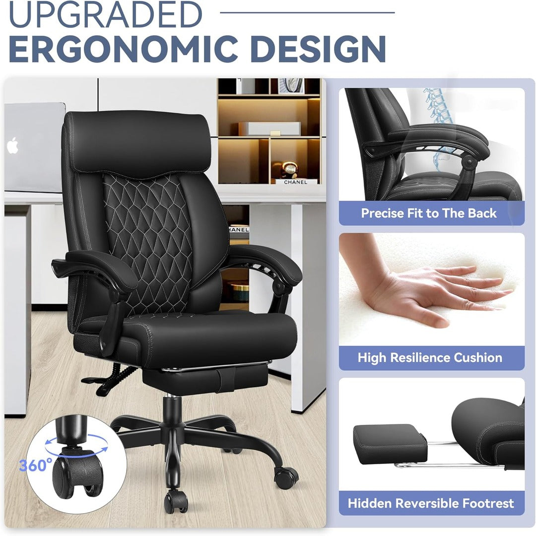 Executive Leather Office Desk Chair