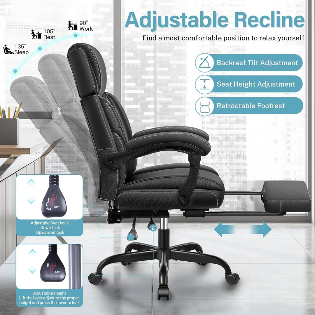 Ergonomic Computer Desk Chair with Lumbar Support