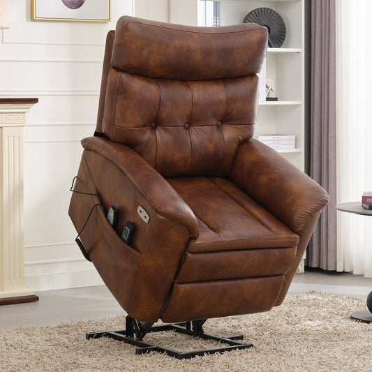 Dual Motor Power Lift Recliner Chair for Elderly