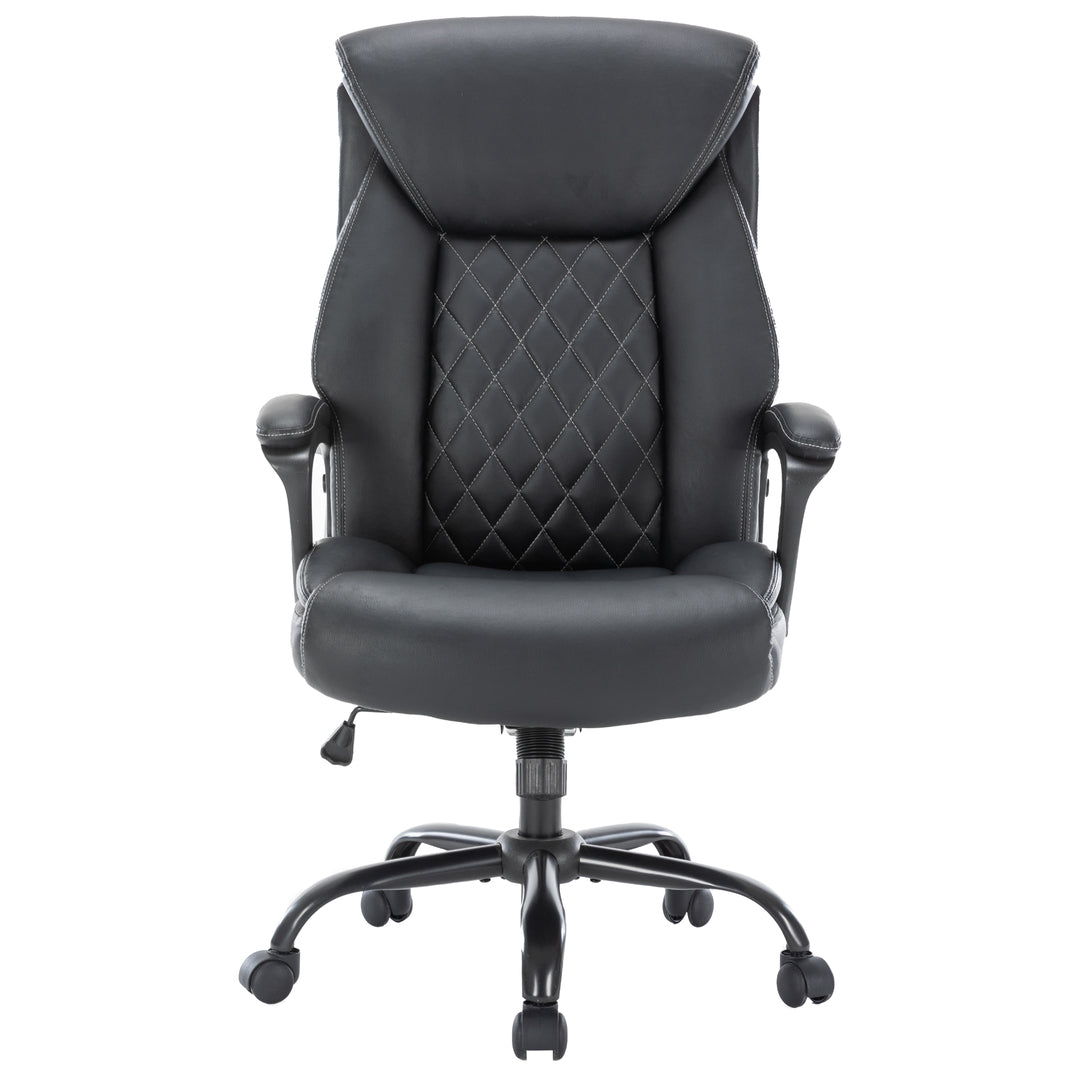 Executive Ergonomic Office Chair with Fixed Armrests