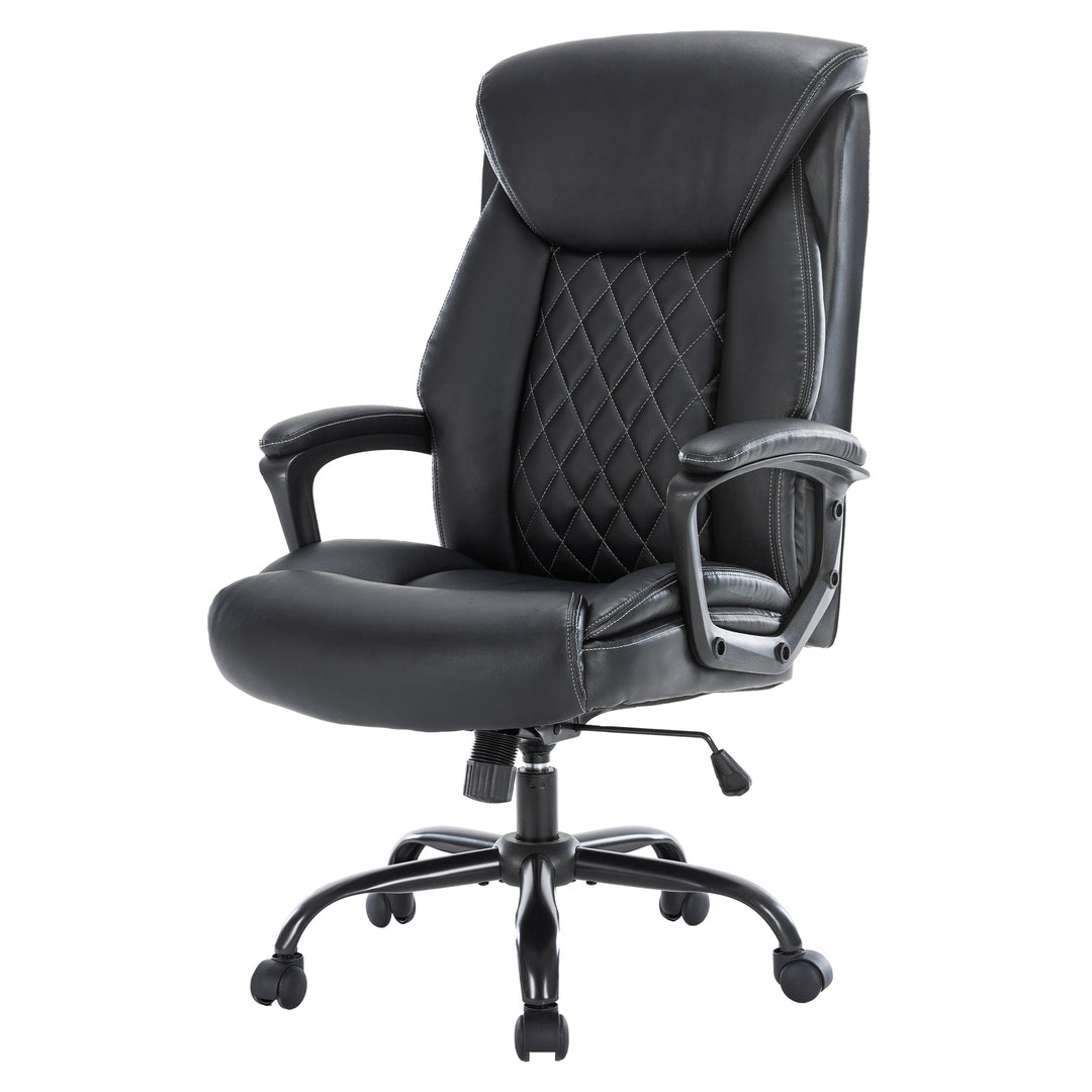 Executive Ergonomic Office Chair with Fixed Armrests