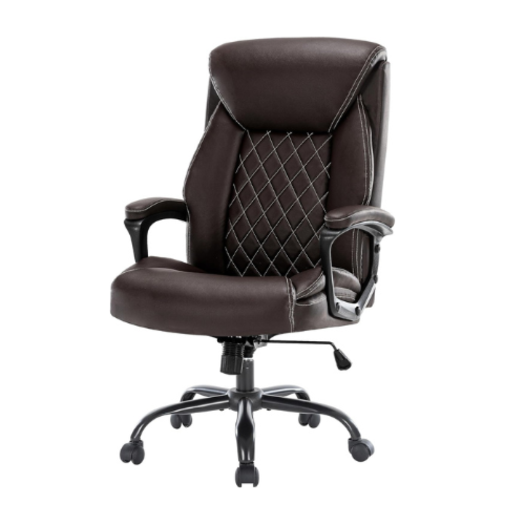 Executive Ergonomic Office Chair with Fixed Armrests