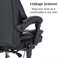 Ergonix Office Chair with Heat, Kneading Massage and Reclining Features