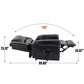 Dual Motor Leather Fabric Power Lift Recliner Chair with Heat and Massage Functions