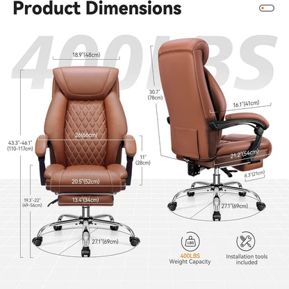 Ergonomic Computer Desk Chair With Lumbar Support