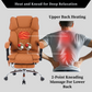 Ergonix Heated & 2-Point Kneading Massage Reclining Office Chair