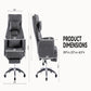 High Back Tall Executive Office Chair With Footrest and Recliner