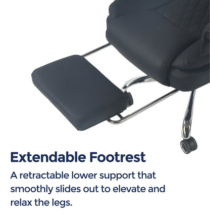 Prestige Heated & 4-Point Kneading Chair | Adjustable Armrest