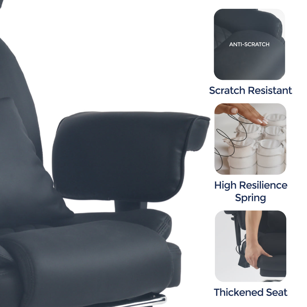 Prestige Heated & 4-Point Kneading Chair | Adjustable Armrest
