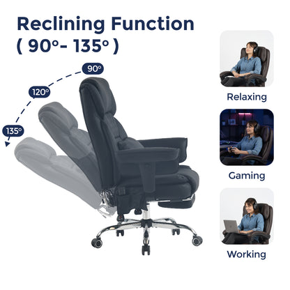 Prestige Heated & 4-Point Kneading Chair | Adjustable Armrest