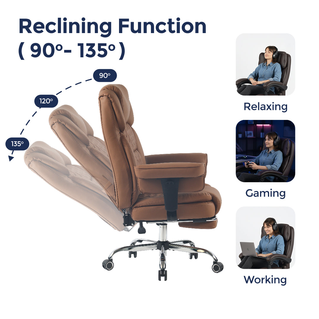 Prestige Heated & 4-Point Kneading Chair | Adjustable Armrest